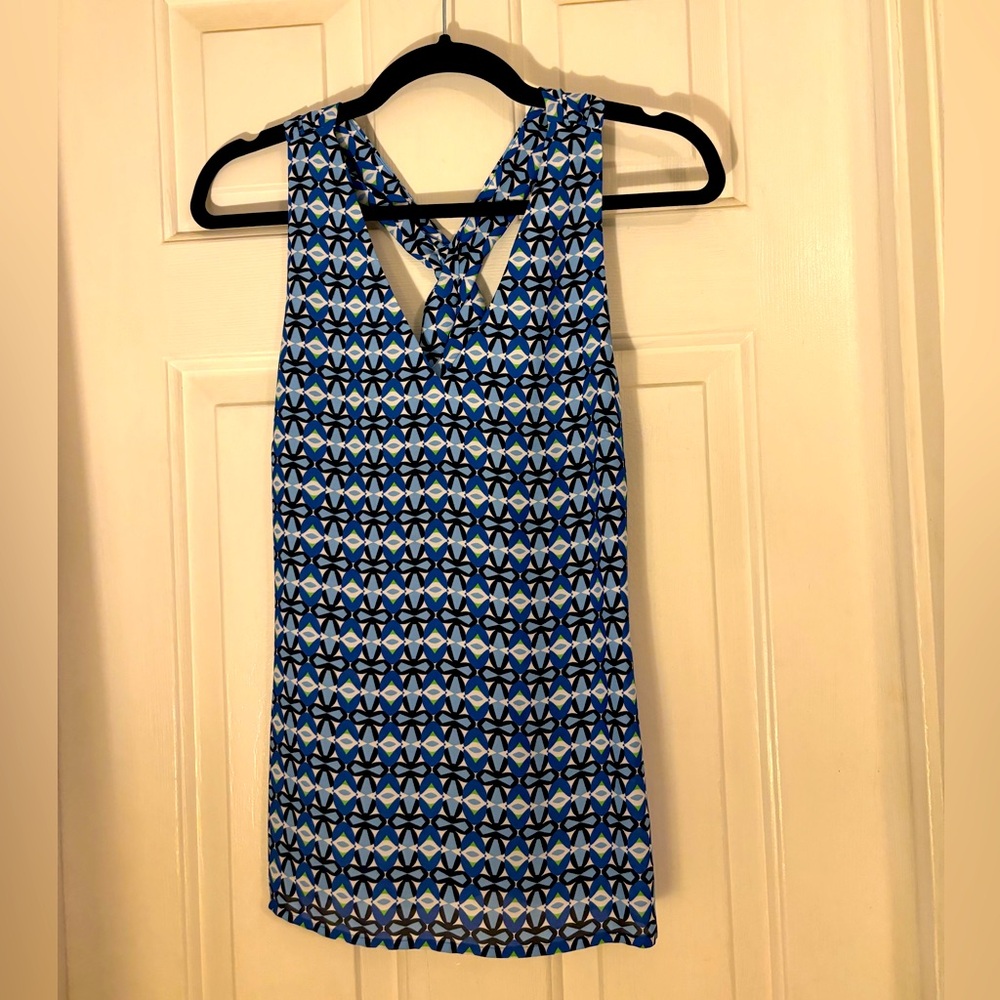 Size 4 Banana Republic sleeveless cross-back top